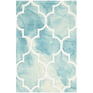 Safavieh Dip Dyed Turquoise Contemporary Rug - 2' x 3'