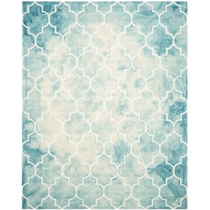Safavieh Dip Dyed Turquoise Contemporary Rug - 6' x 9'
