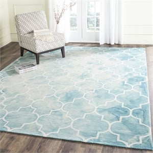 Safavieh Dip Dyed Turquoise Contemporary Rug - 8' x 10'