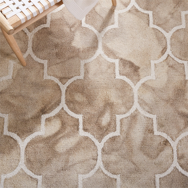 Safavieh Dip Dyed Beige Contemporary Rug - 8' x 10'