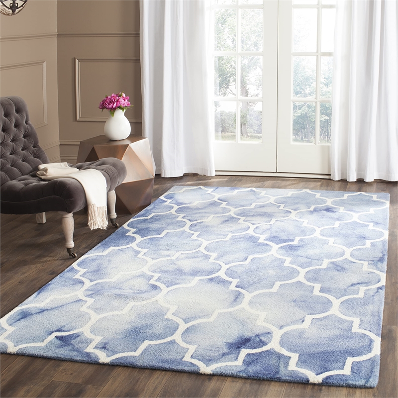 Safavieh Dip Dyed Blue Contemporary Rug - 3' x 5'