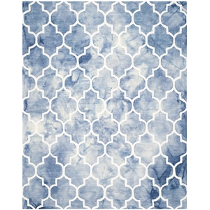 Safavieh Dip Dyed Blue Contemporary Rug - 9' x 12'