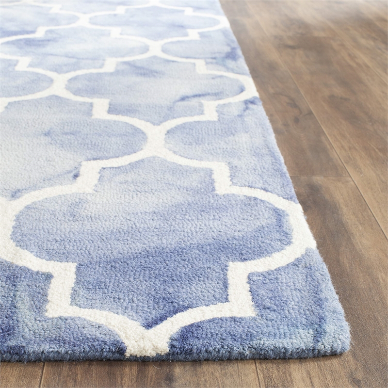 Safavieh Dip Dyed Blue Contemporary Rug - Runner 2'3