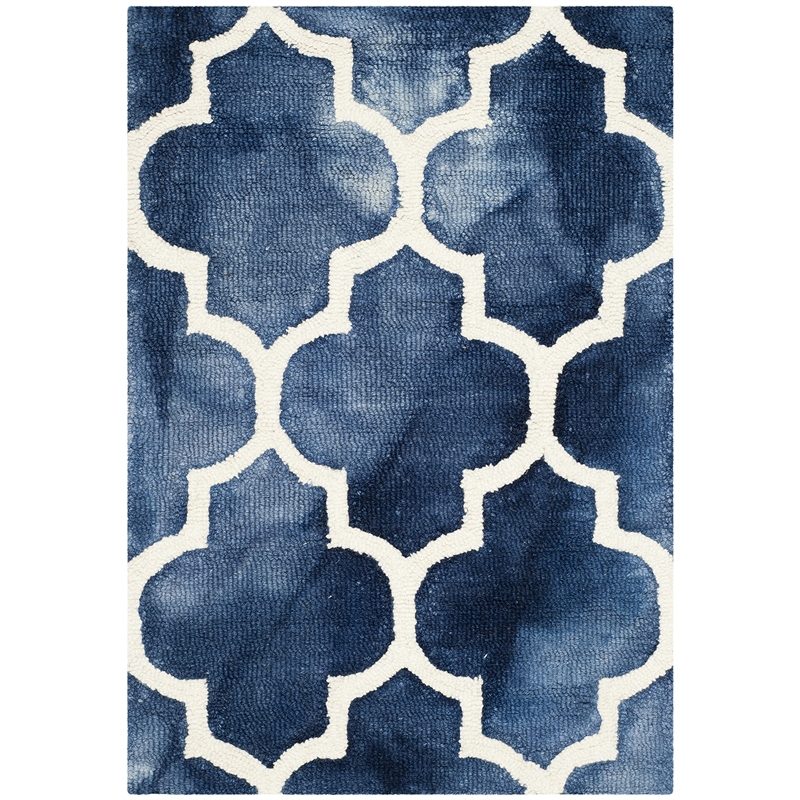 Safavieh Dip Dyed Navy Contemporary Rug - 2' x 3'
