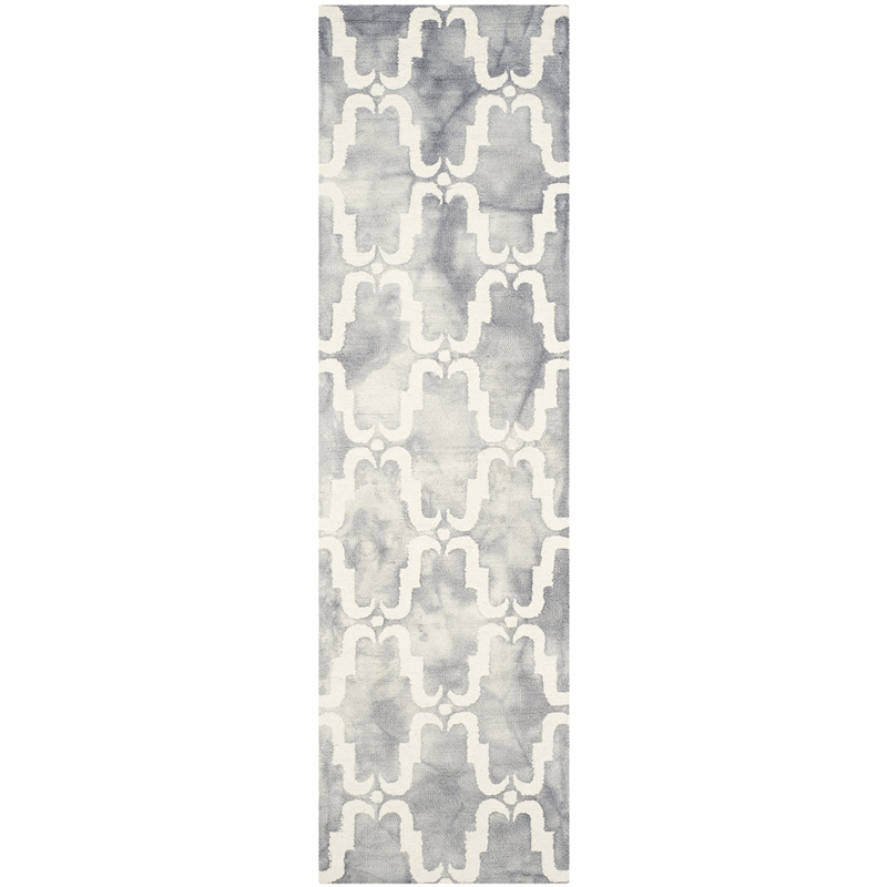 Safavieh Dip Dyed Grey Contemporary Rug - Runner 2'3