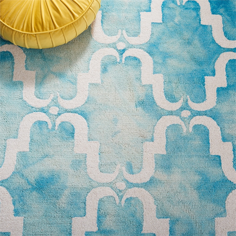 Safavieh Dip Dyed Turquoise Contemporary Rug - 2' x 3'