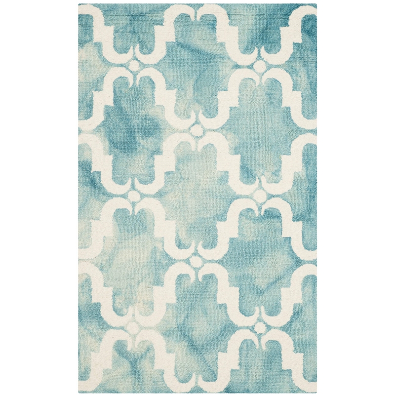 Safavieh Dip Dyed Turquoise Contemporary Rug - 3' x 5'