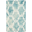 Safavieh Dip Dyed Turquoise Contemporary Rug - 4' x 6'