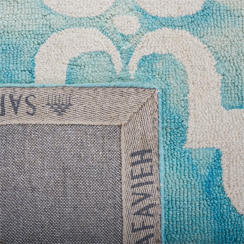 Safavieh Dip Dyed Turquoise Contemporary Rug - 4' x 6'