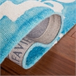 Safavieh Dip Dyed Turquoise Contemporary Rug - 5' x 8'
