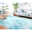 Safavieh Dip Dyed Turquoise Contemporary Rug - 9' x 12'