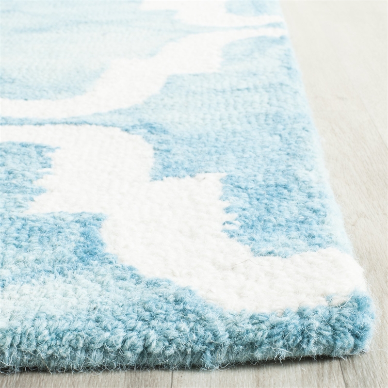 Safavieh Dip Dyed Turquoise Contemporary Rug - 9' x 12'