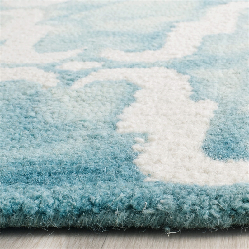 Safavieh Dip Dyed Turquoise Contemporary Rug - Runner 2'3