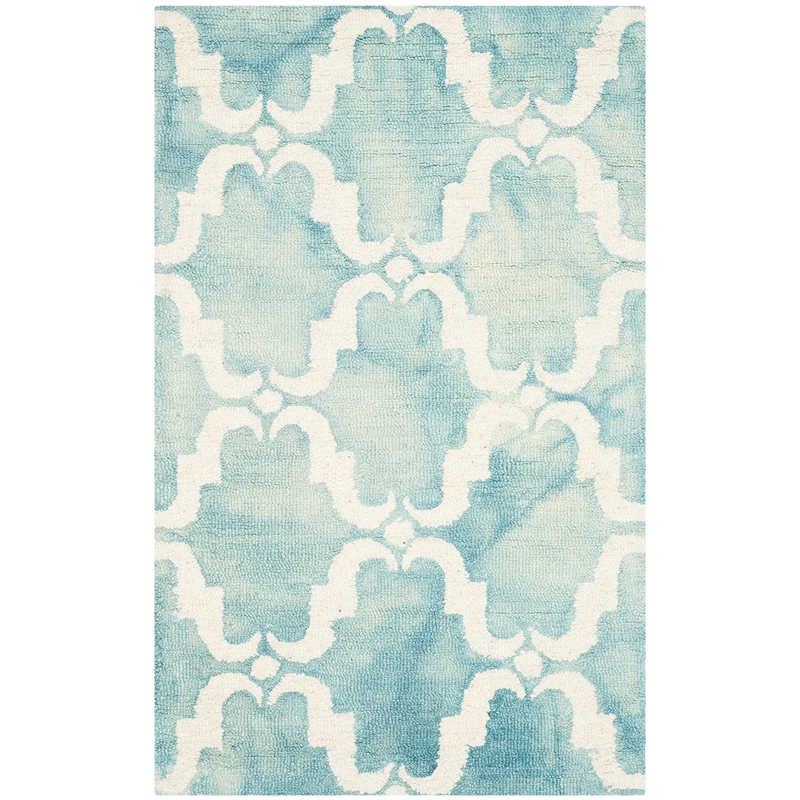 Safavieh Dip Dyed Turquoise Contemporary Rug - Runner 2'6