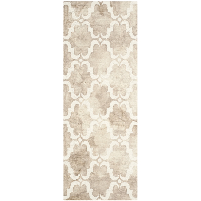 Safavieh Dip Dyed Beige Contemporary Rug - Runner 2'3