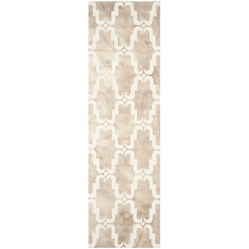 Safavieh Dip Dyed Beige Contemporary Rug - Runner 2'3