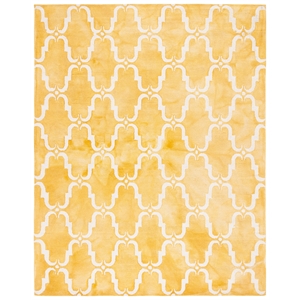 Safavieh Dip Dyed Gold Contemporary Rug - 9' x 12'