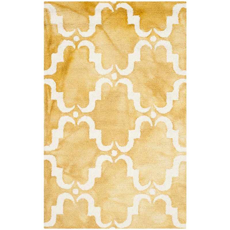 Safavieh Dip Dyed Gold Contemporary Rug - Runner 2'6