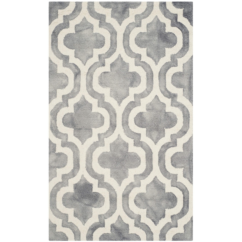 Safavieh Dip Dyed Grey Contemporary Rug - 3' x 5'