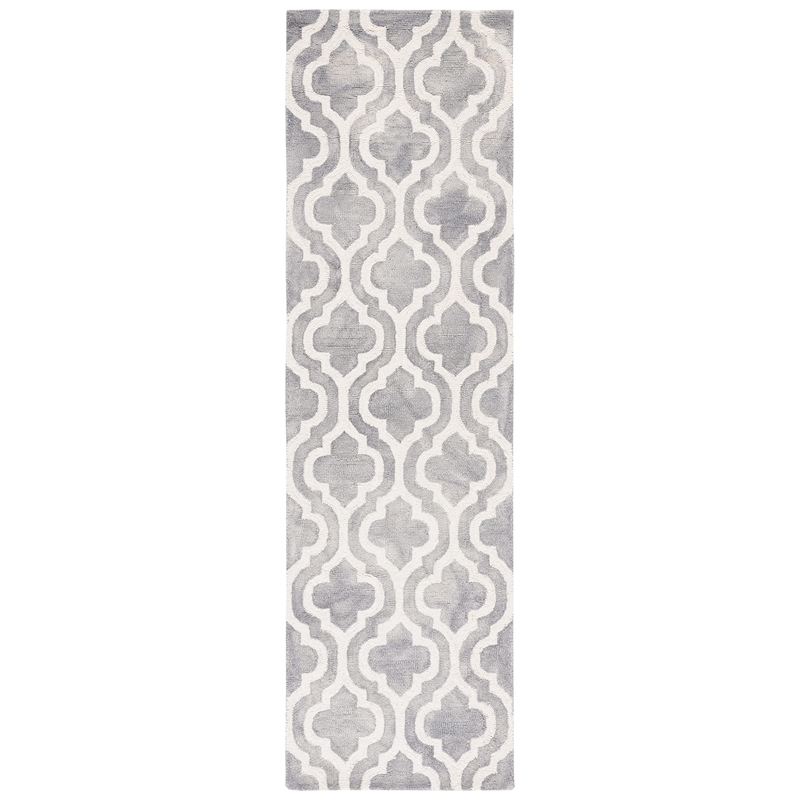 Safavieh Dip Dyed Grey Contemporary Rug - Runner 2'3