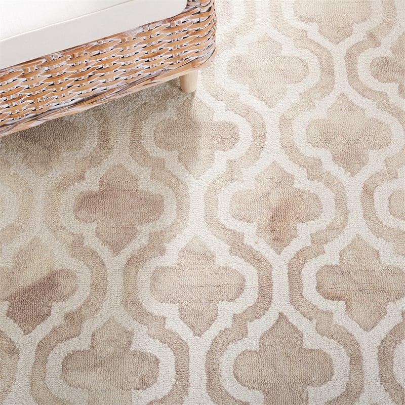 Safavieh Dip Dyed Beige Contemporary Rug - 8' x 10'