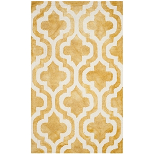 Safavieh Dip Dyed Gold Contemporary Rug - 4' x 6'