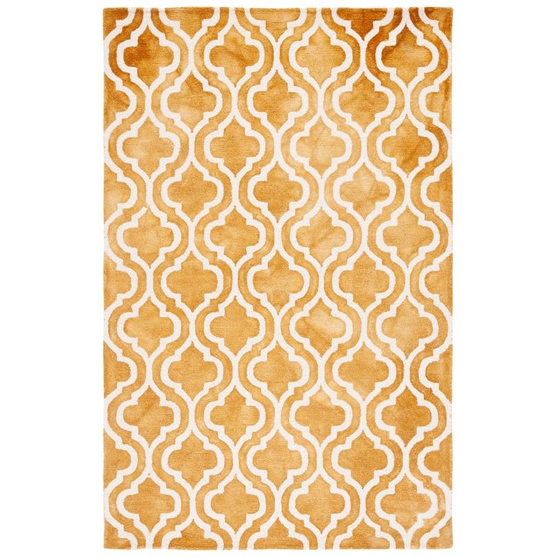 Safavieh Dip Dyed Gold Contemporary Rug - 5' x 8'