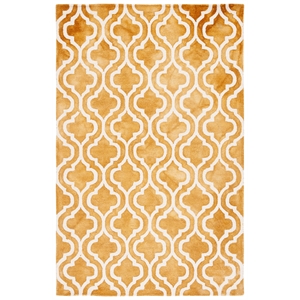Safavieh Dip Dyed Gold Contemporary Rug - 5' x 8'