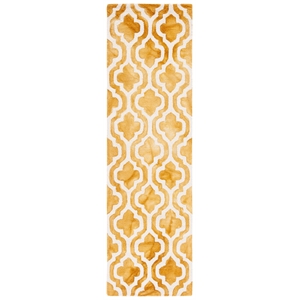 Safavieh Dip Dyed Gold Contemporary Rug - Runner 2'3&quot x 6'