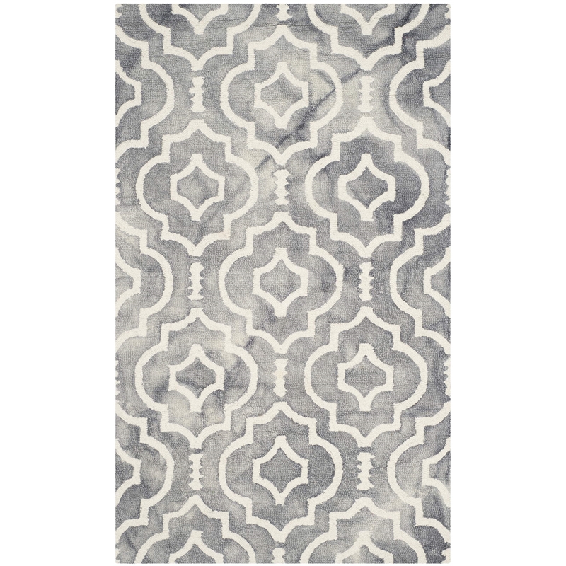 Safavieh Dip Dyed Grey Contemporary Rug - 3' x 5'