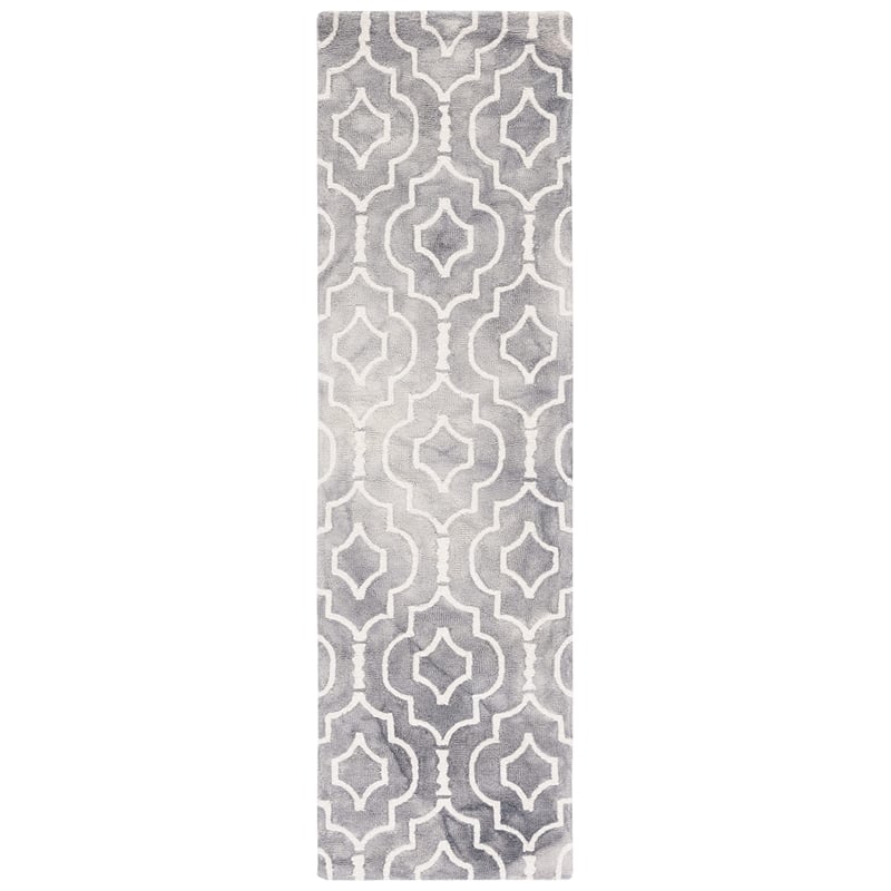Safavieh Dip Dyed Grey Contemporary Rug - Runner 2'3