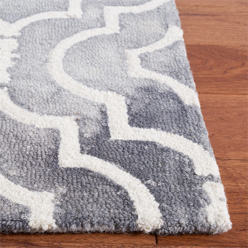Safavieh Dip Dyed Grey Contemporary Rug - Runner 2'3
