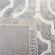 Safavieh Dip Dyed Grey Contemporary Rug - Runner 2'3