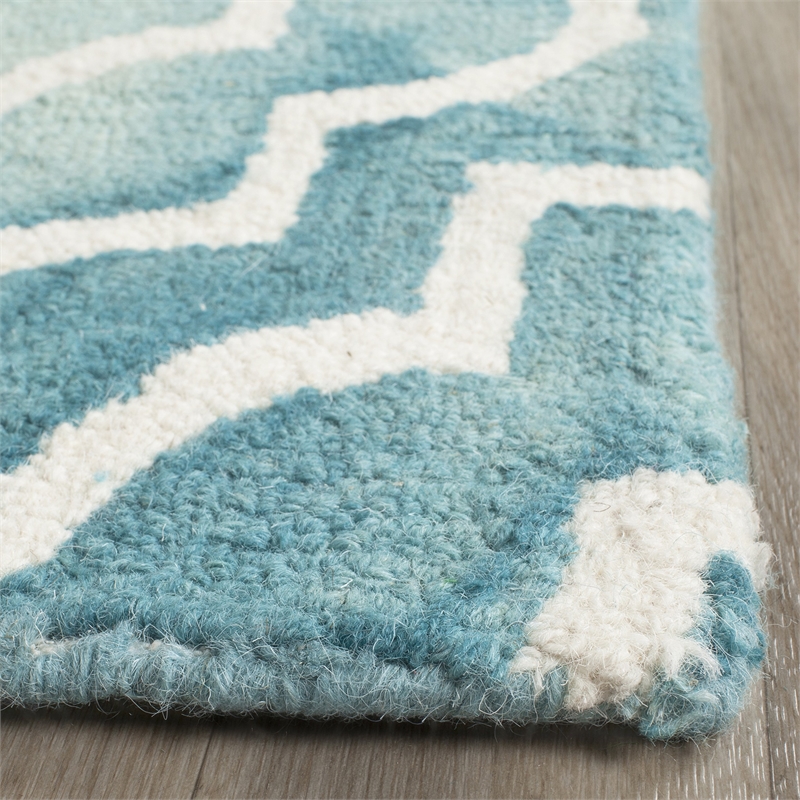 Safavieh Dip Dyed Turquoise Contemporary Rug - 2' x 3'