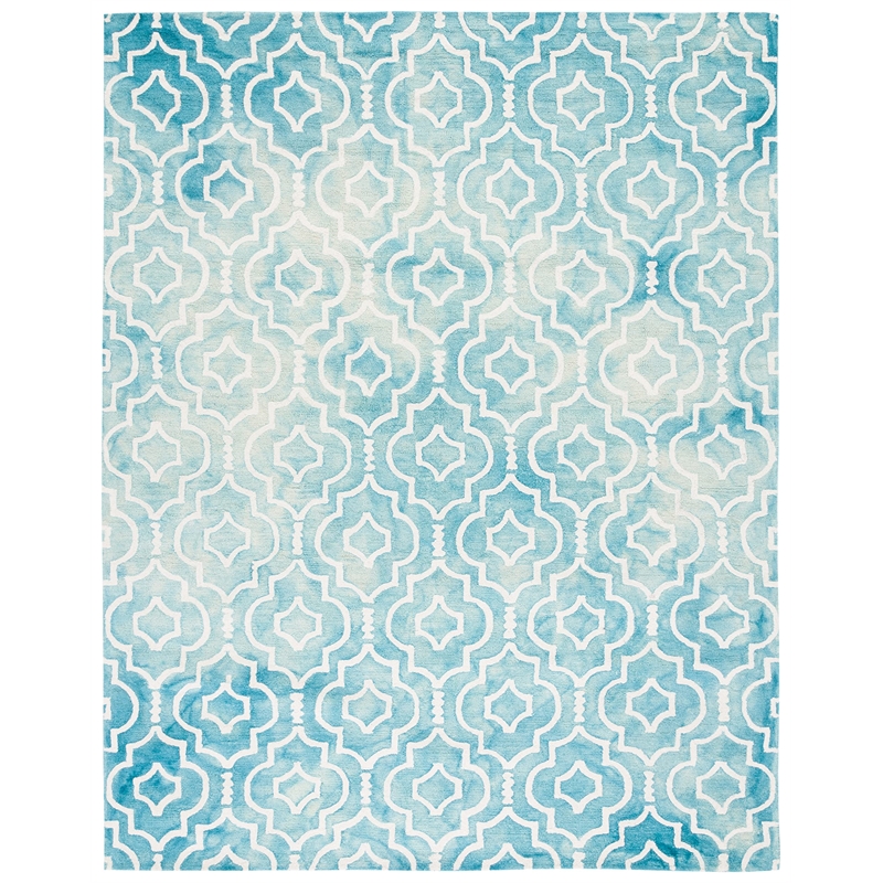 Safavieh Dip Dyed Turquoise Contemporary Rug - 8' x 10'