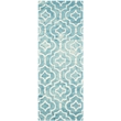 Safavieh Dip Dyed Turquoise Contemporary Rug - Runner 2'3