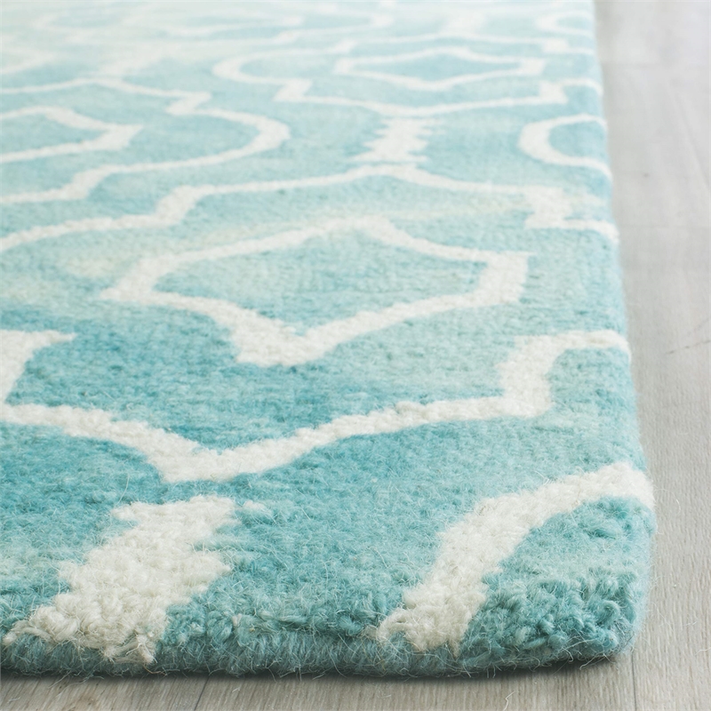 Safavieh Dip Dyed Turquoise Contemporary Rug - Runner 2'3