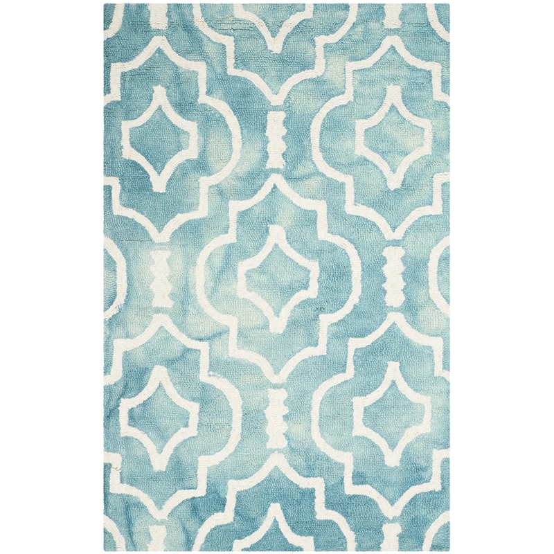 Safavieh Dip Dyed Turquoise Contemporary Rug - Runner 2'6