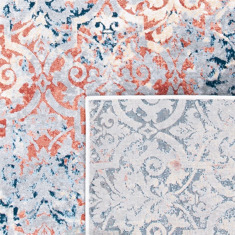 Safavieh Dip Dyed Turquoise Contemporary Rug - Runner 2'6