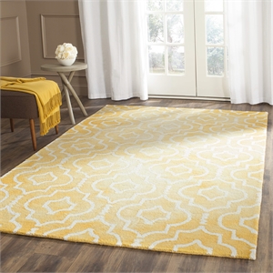 Safavieh Dip Dyed Gold Contemporary Rug - 5' x 8'