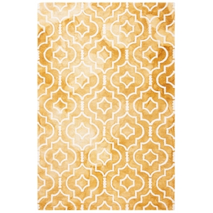 Safavieh Dip Dyed Gold Contemporary Rug - 6' x 9'