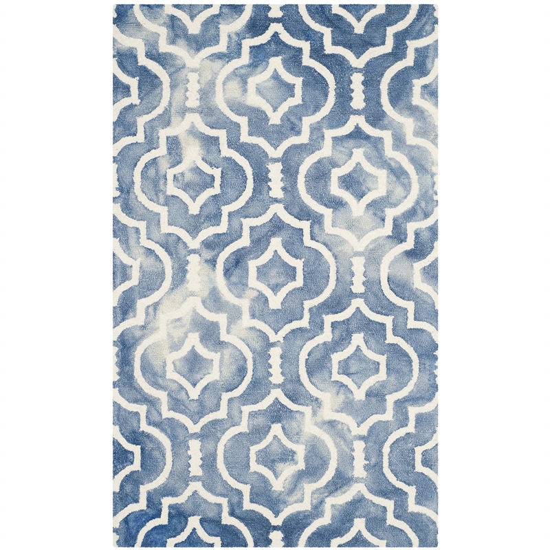 Safavieh Dip Dyed Blue Contemporary Rug - 3' x 5'