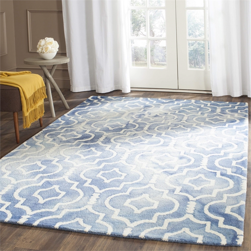 Safavieh Dip Dyed Blue Contemporary Rug - 3' x 5'