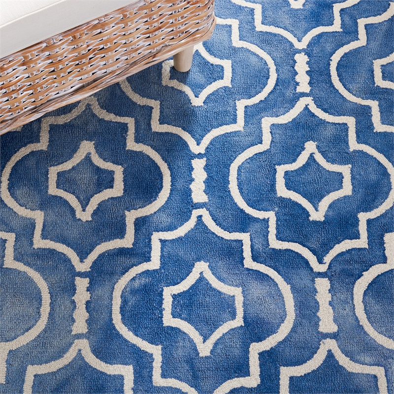 Safavieh Dip Dyed Blue Contemporary Rug - Runner 2'3