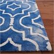 Safavieh Dip Dyed Blue Contemporary Rug - Runner 2'3