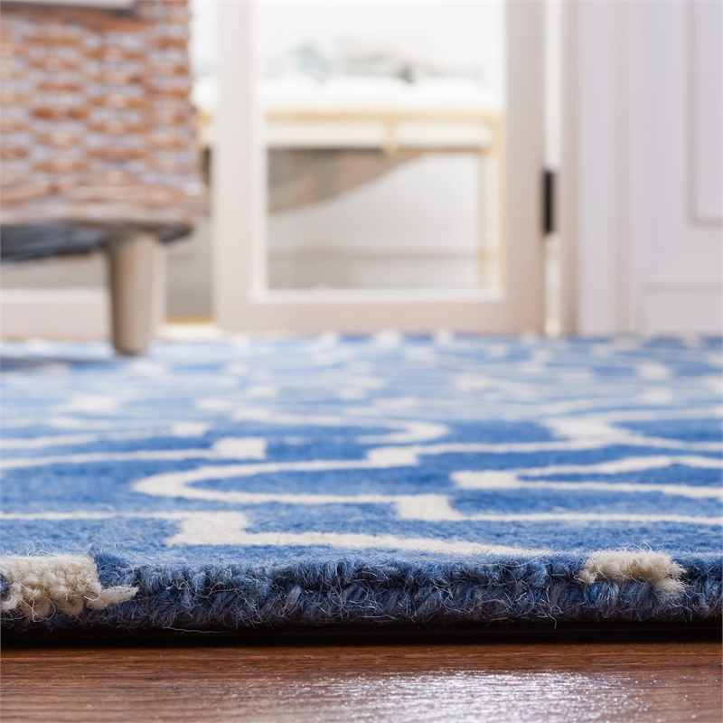 Safavieh Dip Dyed Blue Contemporary Rug - Runner 2'3