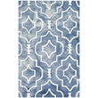 Safavieh Dip Dyed Blue Contemporary Rug - Runner 2'6