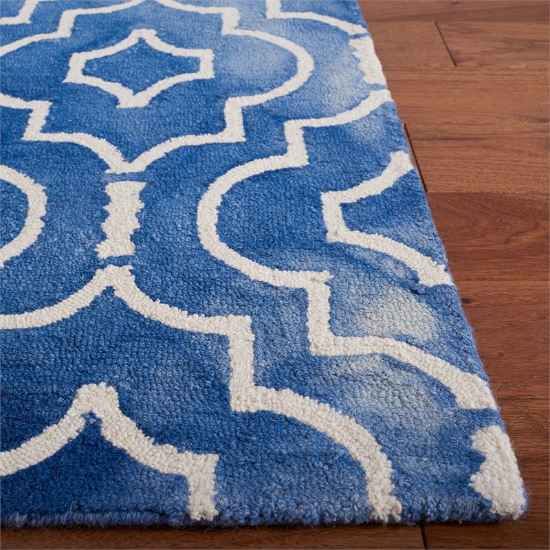 Safavieh Dip Dyed Blue Contemporary Rug - Runner 2'6