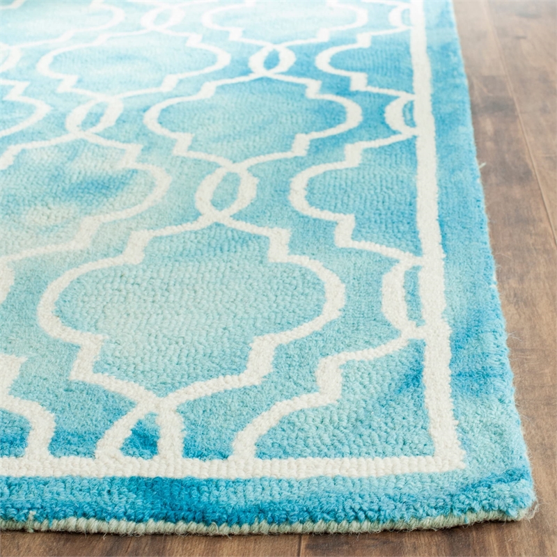 Safavieh Dip Dyed Turquoise Contemporary Rug - 2' x 3'