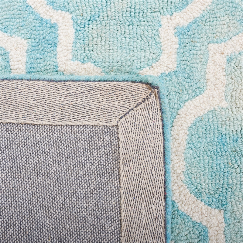 Safavieh Dip Dyed Turquoise Contemporary Rug - 4' x 6'